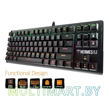 Клавиатура Gamdias Hermes E2 (Red Switches) картинка 2